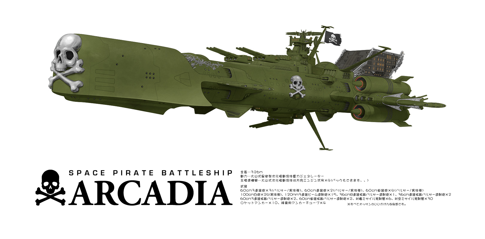 アルカディア号…のつもり